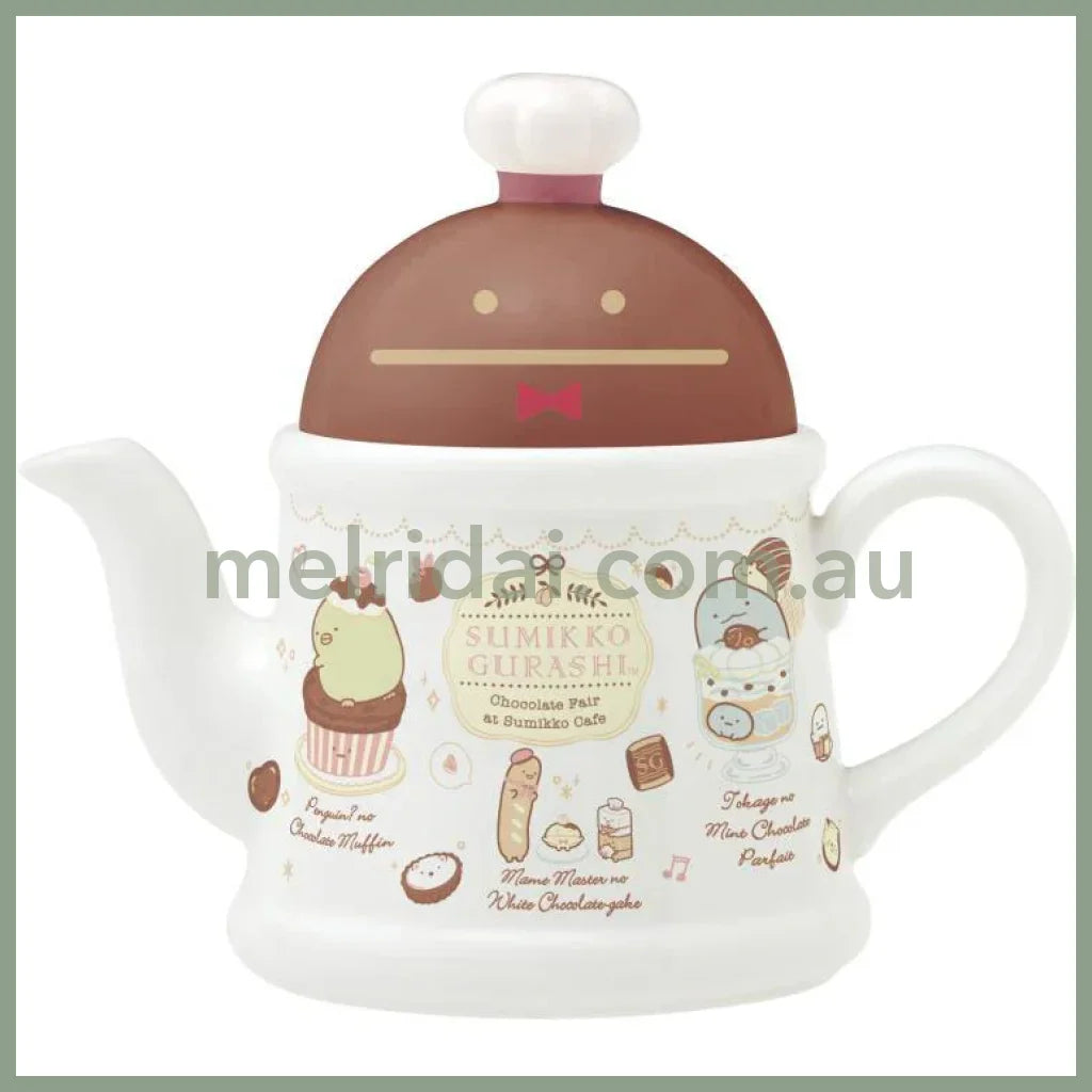 SAN-X | Sumikko Gurashi Teapot 140 × Ø100 mm (Chocolate Fair at Sumikko Cafe)
