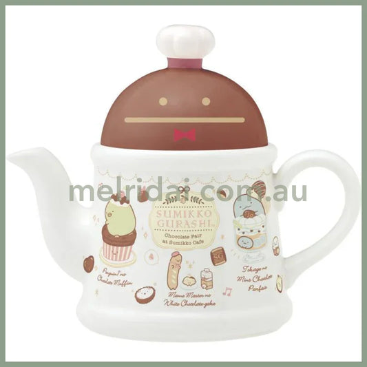 SAN-X | Sumikko Gurashi Teapot 140 × Ø100 mm (Chocolate Fair at Sumikko Cafe)