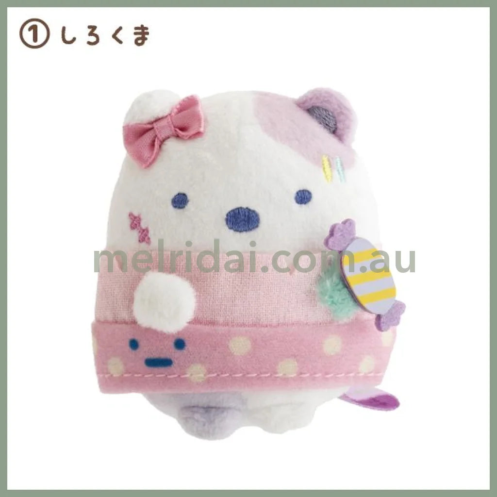 SAN-X | Sumikko Gurashi Tenori Mini Plush Toy 60×50×50mm (Spooky Halloween) 1 Shirokuma