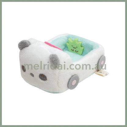 SAN-X | Sumikko Gurashi Tenori Plush Toy Panda Car 40×60×95mm