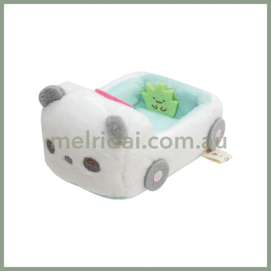 SAN-X | Sumikko Gurashi Tenori Plush Toy Panda Car 40×60×95mm