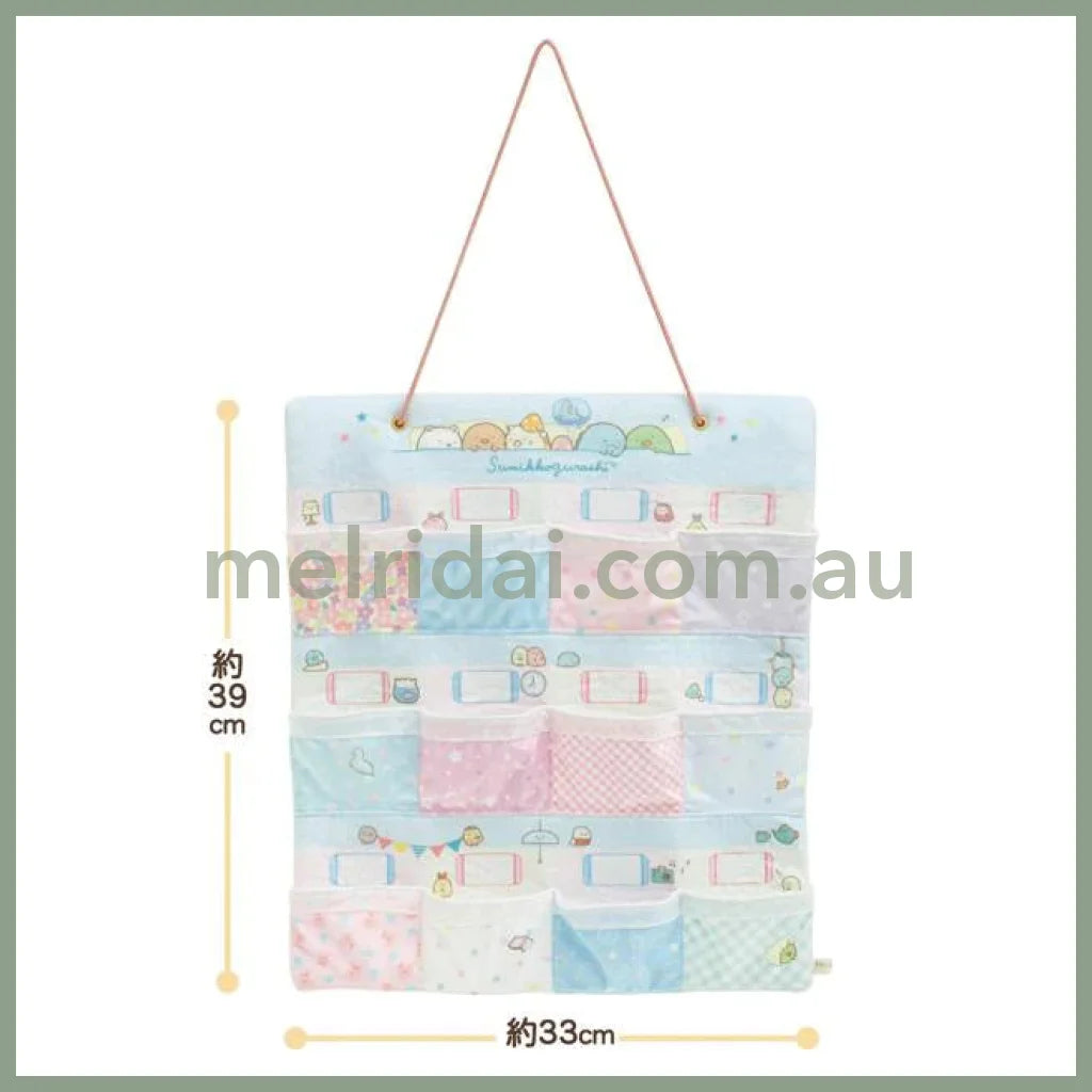 San-Xsumikko Gurashi Tenori-Plushie Wall Pockets H390 X W330 D15Mm
