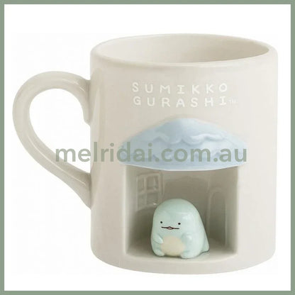 SAN-X | Sumikko Gurashi Tokage Blue 3D Porcelain Mug Cup φ80x90mm (Sumikko’s Favorite)
