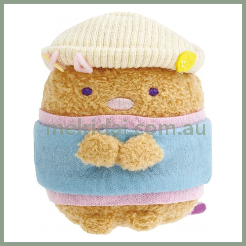SAN-X｜Sumikko Gurashi Tonkatsu Tapioca mini Tenori Plush Toy 60×40×40mm (POP-UP SHOP)