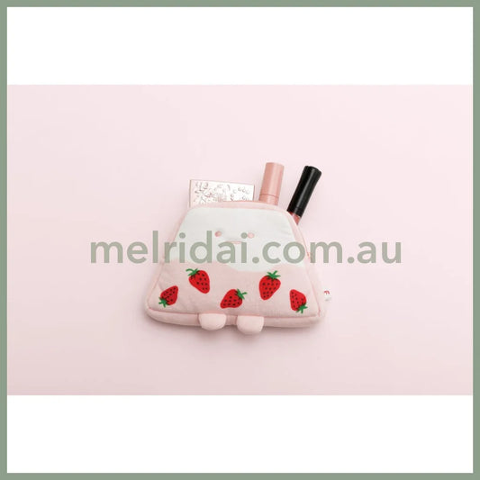 San-X | Sumikko Gurashi Yama Die-Cut Pouch 105×165×25Mm (Sakuma Strawberry Milk Candy)