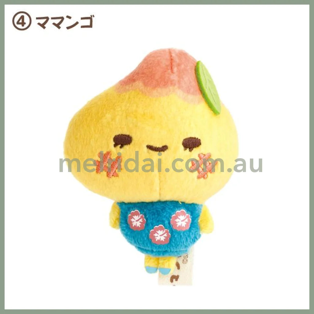 SAN-X | Uso Tantei Tomant Freshly Picked Tenori Plush Mini Plush Doll 70x70x45mm (Green) 4