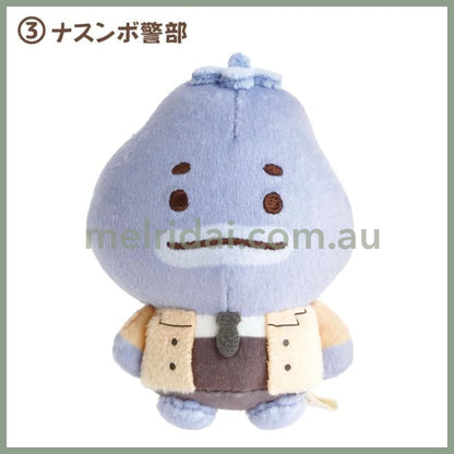 SAN-X | Uso Tantei Tomant Freshly Picked Tenori Plush Mini Plush Doll 70x70x45mm (Red) 3