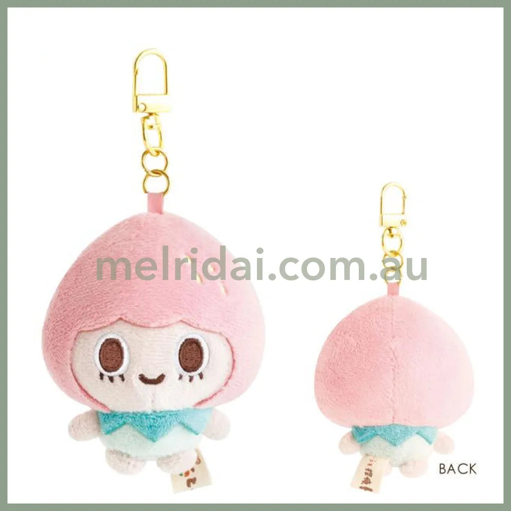 SAN-X | Uso Tantei Tomanto Debut Berilly Strawberry Mascot Holder Plush Keychain 80×70×45mm