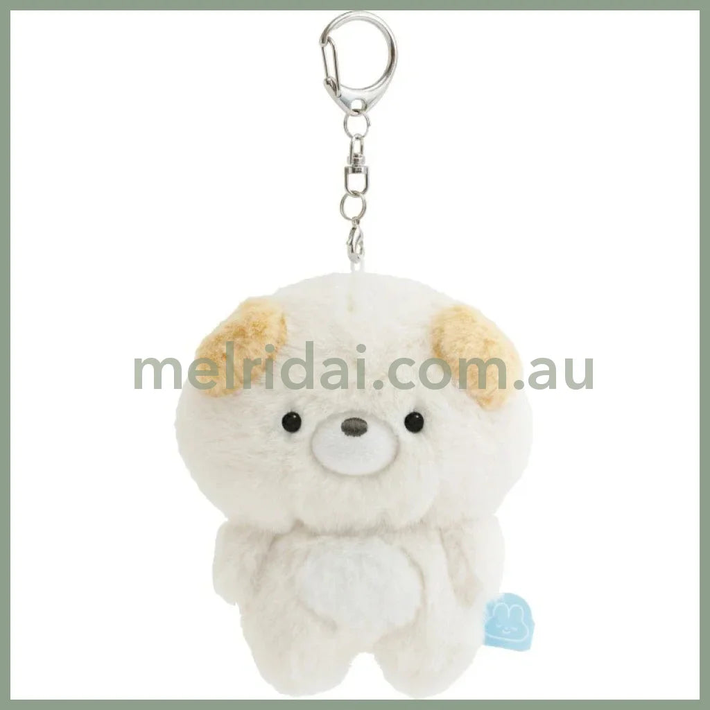 SAN-X | Yorisoi Pokanto Mini Hanging Plush Keychain Bag Cham Mascot Holder with Carabiner 105 x 80 x 50 mm (Pokantotan