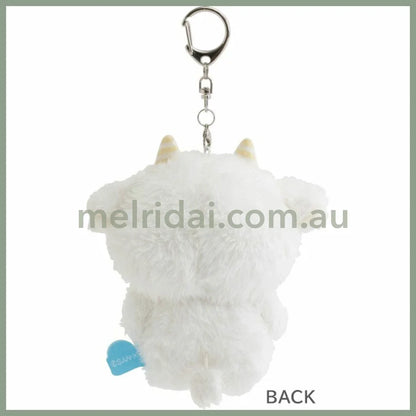 SAN-X | Yorisoi Pokanto Mini Hanging Plush Keychain Bag Cham Mascot Holder with Carabiner 105 x 95 x 50 mm (Pokantotan