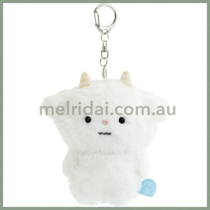 SAN-X | Yorisoi Pokanto Mini Hanging Plush Keychain Bag Cham Mascot Holder with Carabiner 105 x 95 x 50 mm (Pokantotan