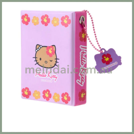 Sanrio | 90S Hello Kitty Mini Album With Charm H104Xw75Xd26Mm 16 Pockets (Sunburn Tan Kitty)