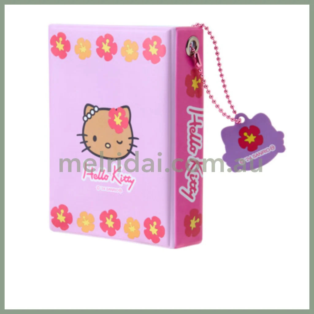 Sanrio | 90S Hello Kitty Mini Album With Charm H104Xw75Xd26Mm 16 Pockets (Sunburn Tan Kitty)