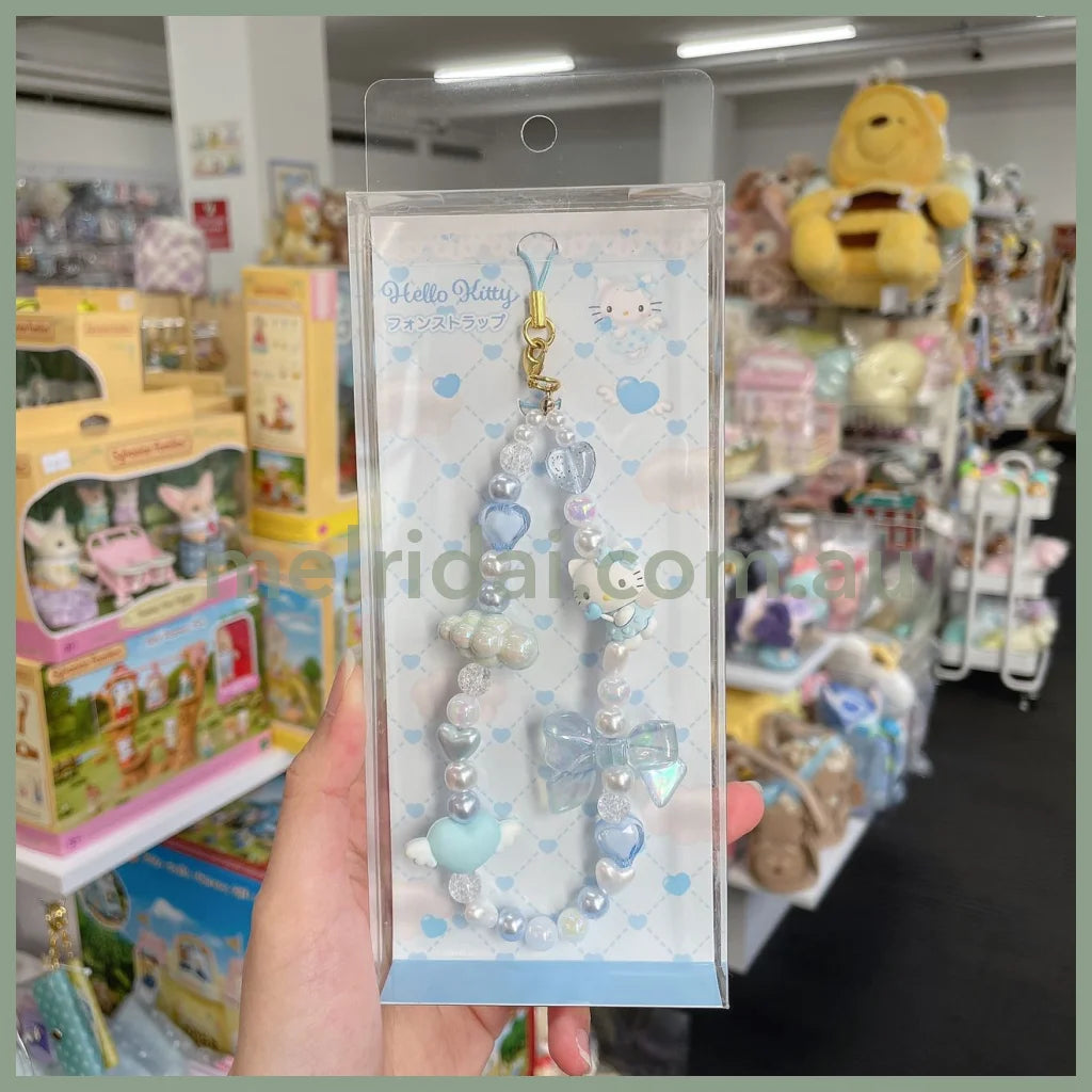 Sanrio | 90S Hello Kitty Phone Strap (Angel & Nurse) Angel-Blue