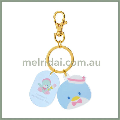 Sanrio | Acrylic Face Shaped Keychain 4.5×0.4×4Cm // Tuxedosam