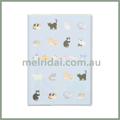 SANRIO | B6 Notebook Cat 19.0 x 13.4 x 1cm (Always Together My Pet)