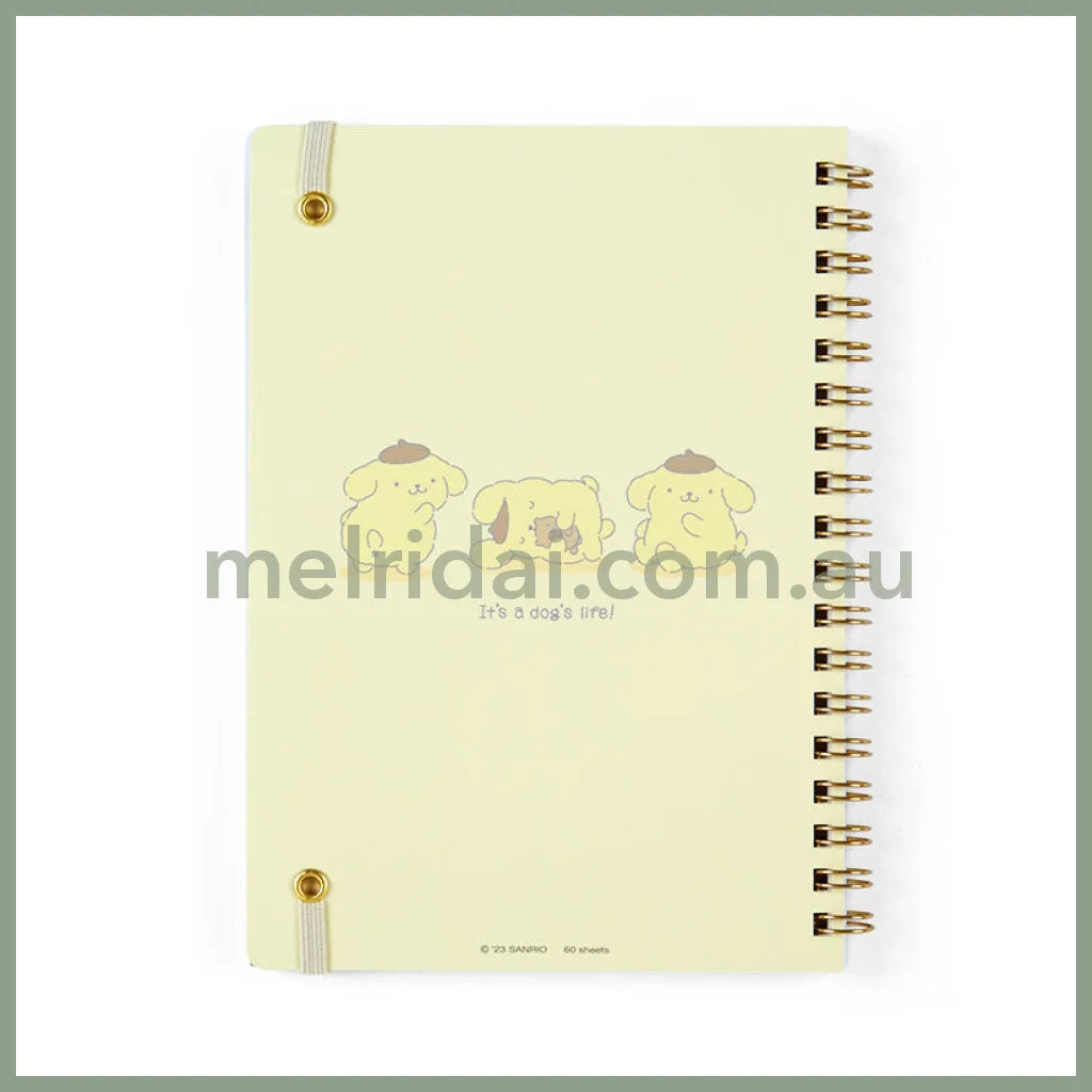 Sanrio | B6 Size Ring Notebook (Plushie Design Stationery) / Pom Purin