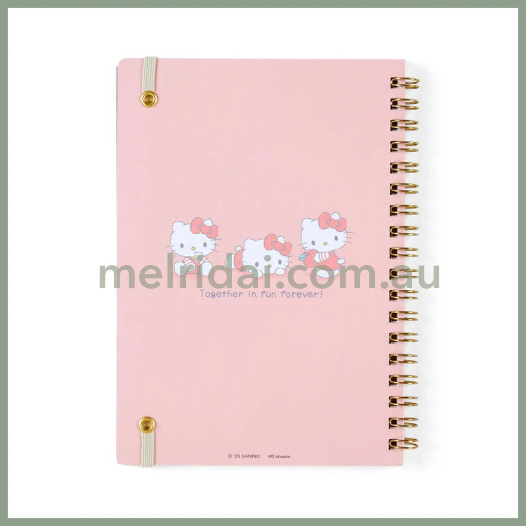Sanrio | B6 Size Ring Notebook (Plushie Design Stationery) / Hello Kitty