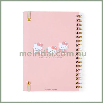 Sanrio | B6 Size Ring Notebook (Plushie Design Stationery) / Hello Kitty