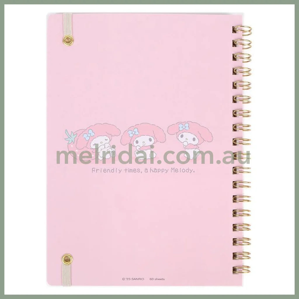 Sanrio | B6 Size Ring Notebook (Plushie Design Stationery) / My Melody