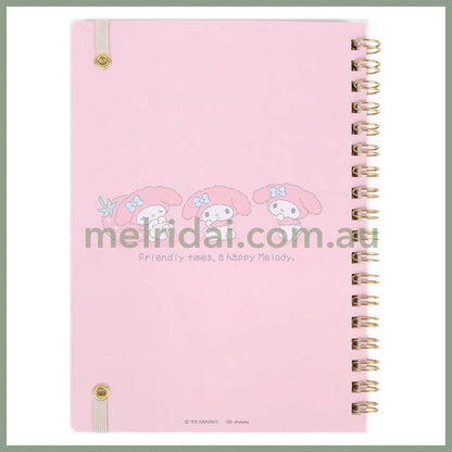 Sanrio | B6 Size Ring Notebook (Plushie Design Stationery) / My Melody