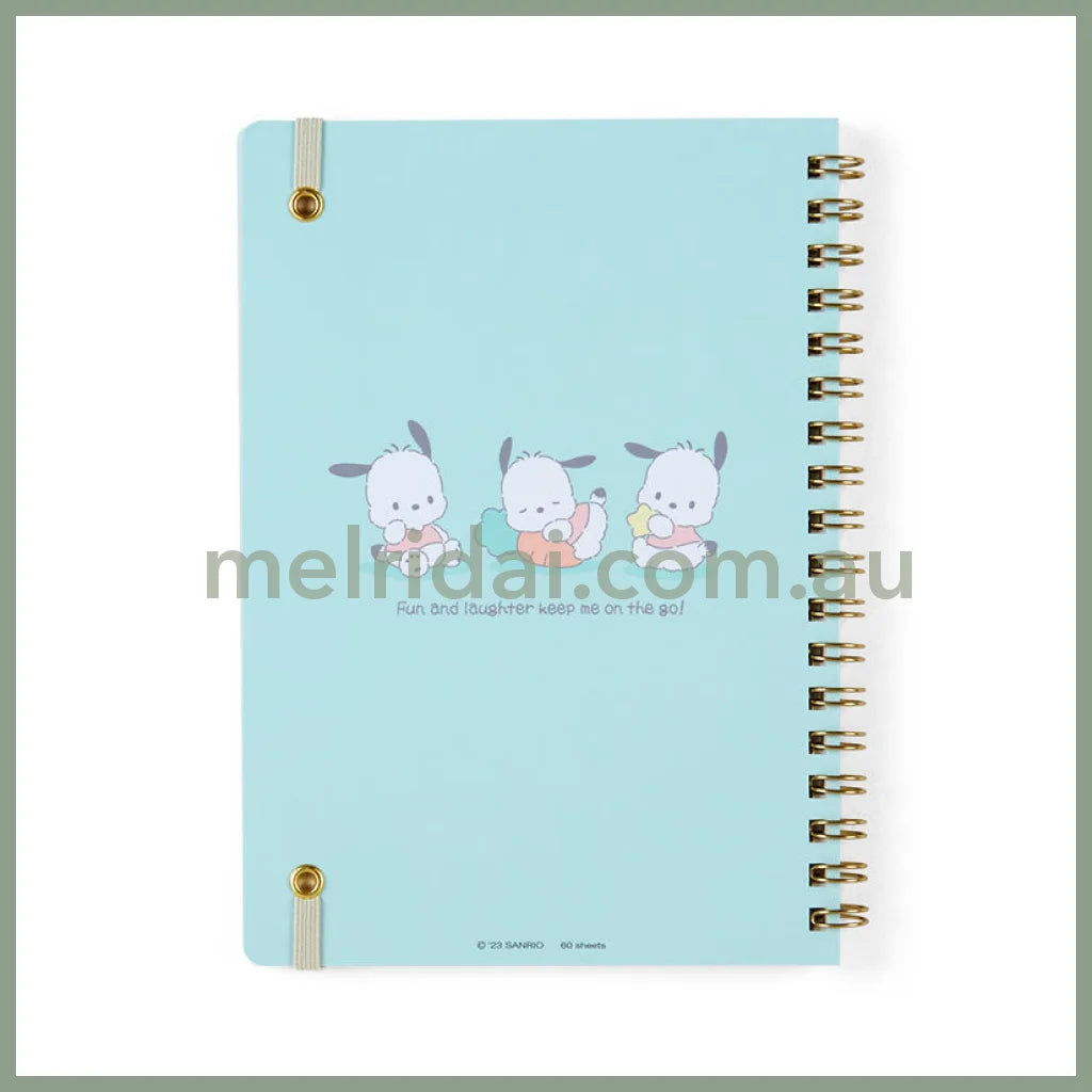 Sanrio | B6 Size Ring Notebook (Plushie Design Stationery) / Pochacco