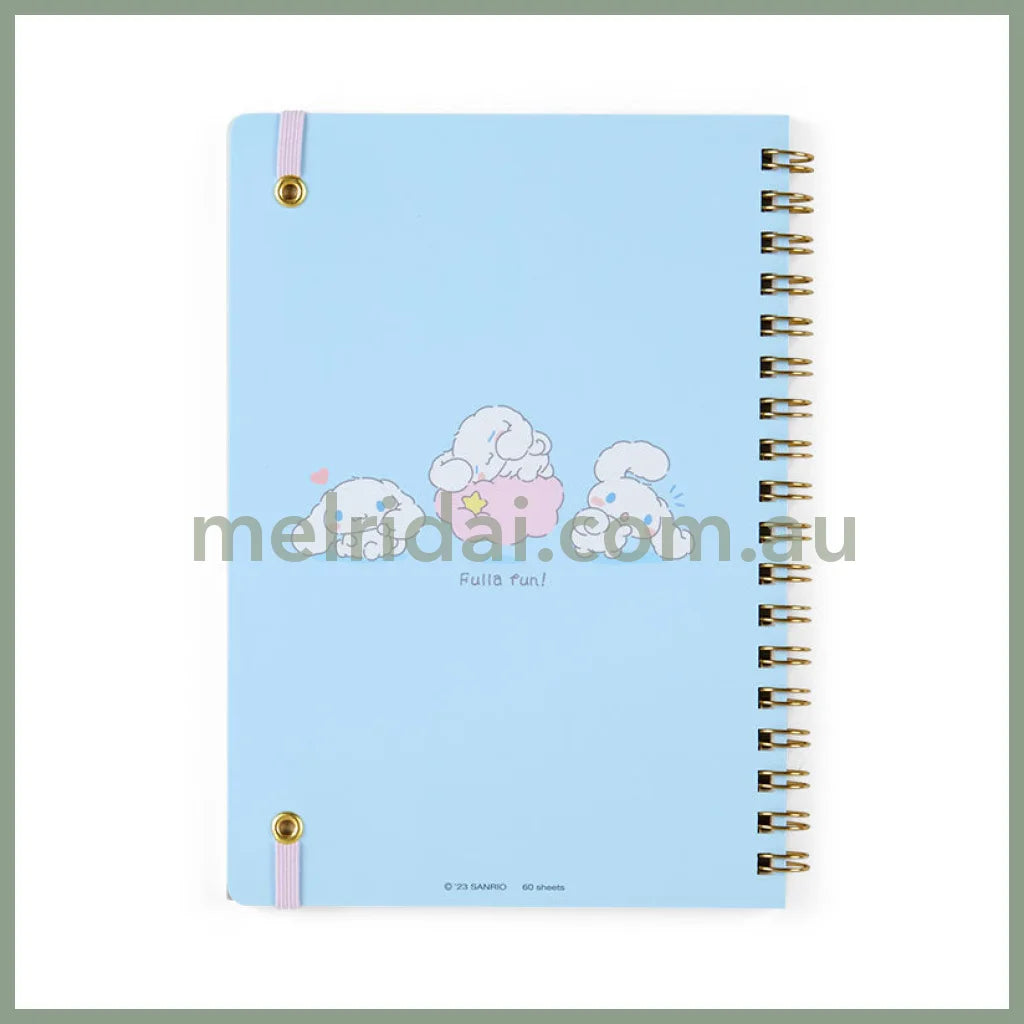 Sanrio | B6 Size Ring Notebook (Plushie Design Stationery) / Cinnamoroll