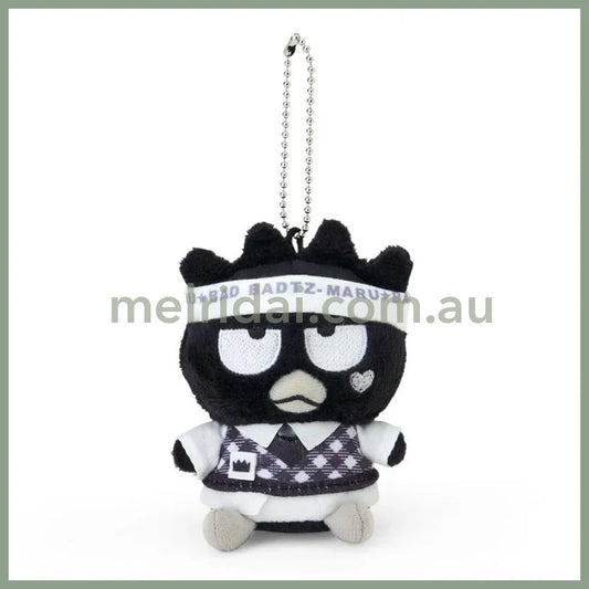 SANRIO | Bad badtz-maru Mascot Holder Plush Keychain 5.0 x 7.9 x 13.5cm (Monotone)