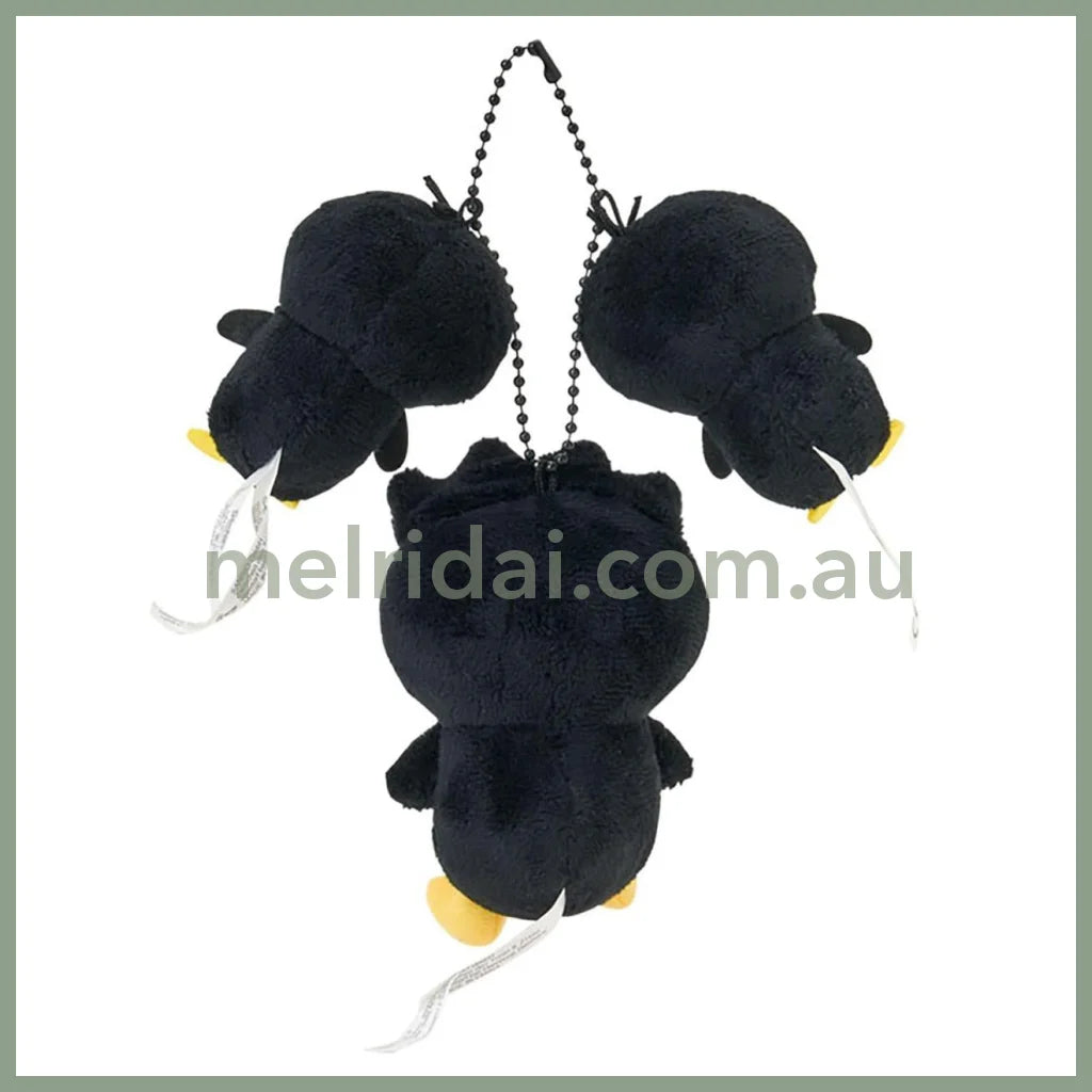 SANRIO | Bad Badtz-Maru Mini Mascot Holder Plush Keychain Set 6.5×5.3×9.5cm (My Time)