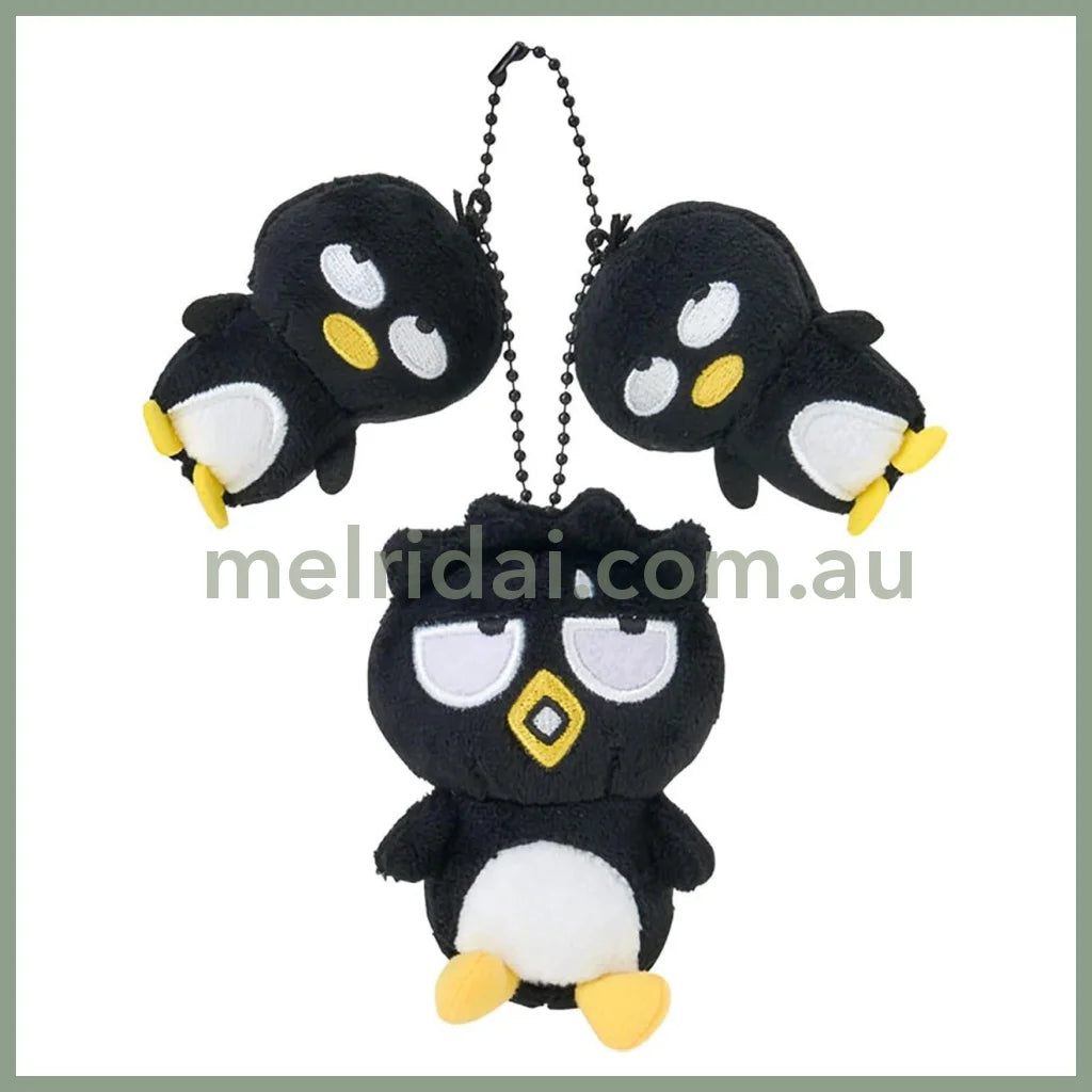 SANRIO | Bad Badtz-Maru Mini Mascot Holder Plush Keychain Set 6.5×5.3×9.5cm (My Time)