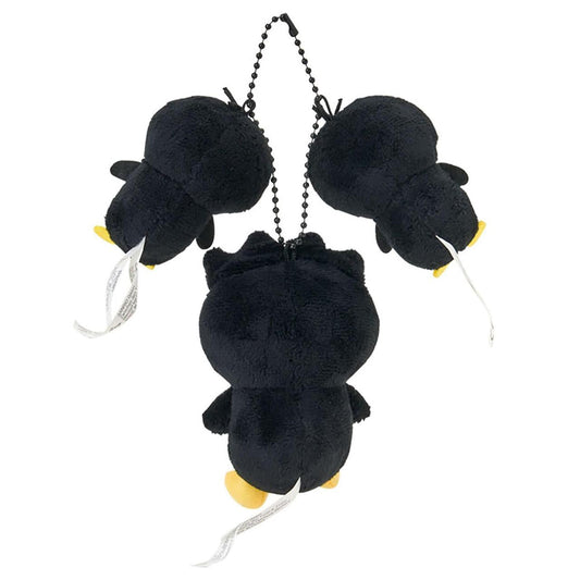 SANRIO | Bad Badtz-Maru Mini Mascot Holder Plush Keychain Set 6.5×5.3×9.5cm (My Time)
