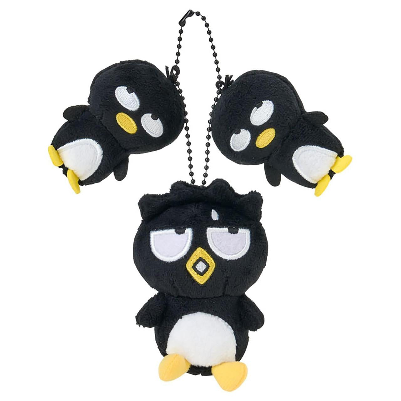 SANRIO | Bad Badtz-Maru Mini Mascot Holder Plush Keychain Set 6.5×5.3×9.5cm (My Time)