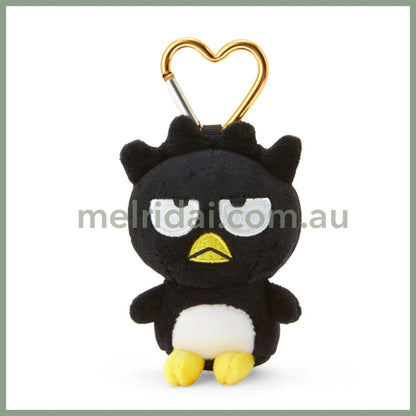 Sanrio｜Bad Badtz Maru Plush Mascot Holder With Heart Carabiner About 9Cm