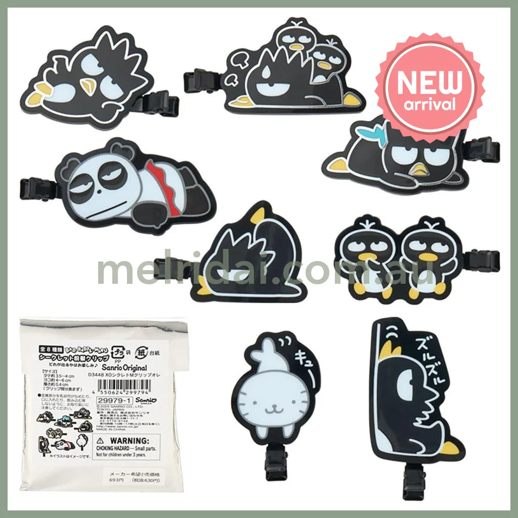 SANRIO | Bad Badtz-Maru Secret Acrylic Bangs Clip Hair Clip Blind Bag 9.0 x 7.3 x 1.2cm (My Time)
