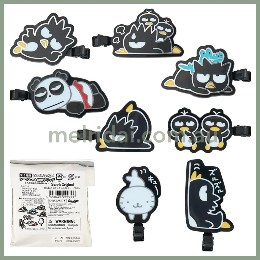 SANRIO | Bad Badtz-Maru Secret Acrylic Bangs Clip Hair Clip Blind Bag 9.0 x 7.3 x 1.2cm (My Time)