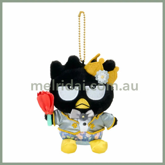 SANRIO | Badtz-Maru Plush Keychain Mascot Holder Bag Charm W11 x H15 x D7.5 cm (Everyone Is The Star! Doki Doki Design)