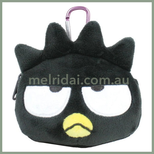 SANRIO | Badtz-maru Plush Zipper Mascot Mini Pouch with Carabiner 200×110×50mm