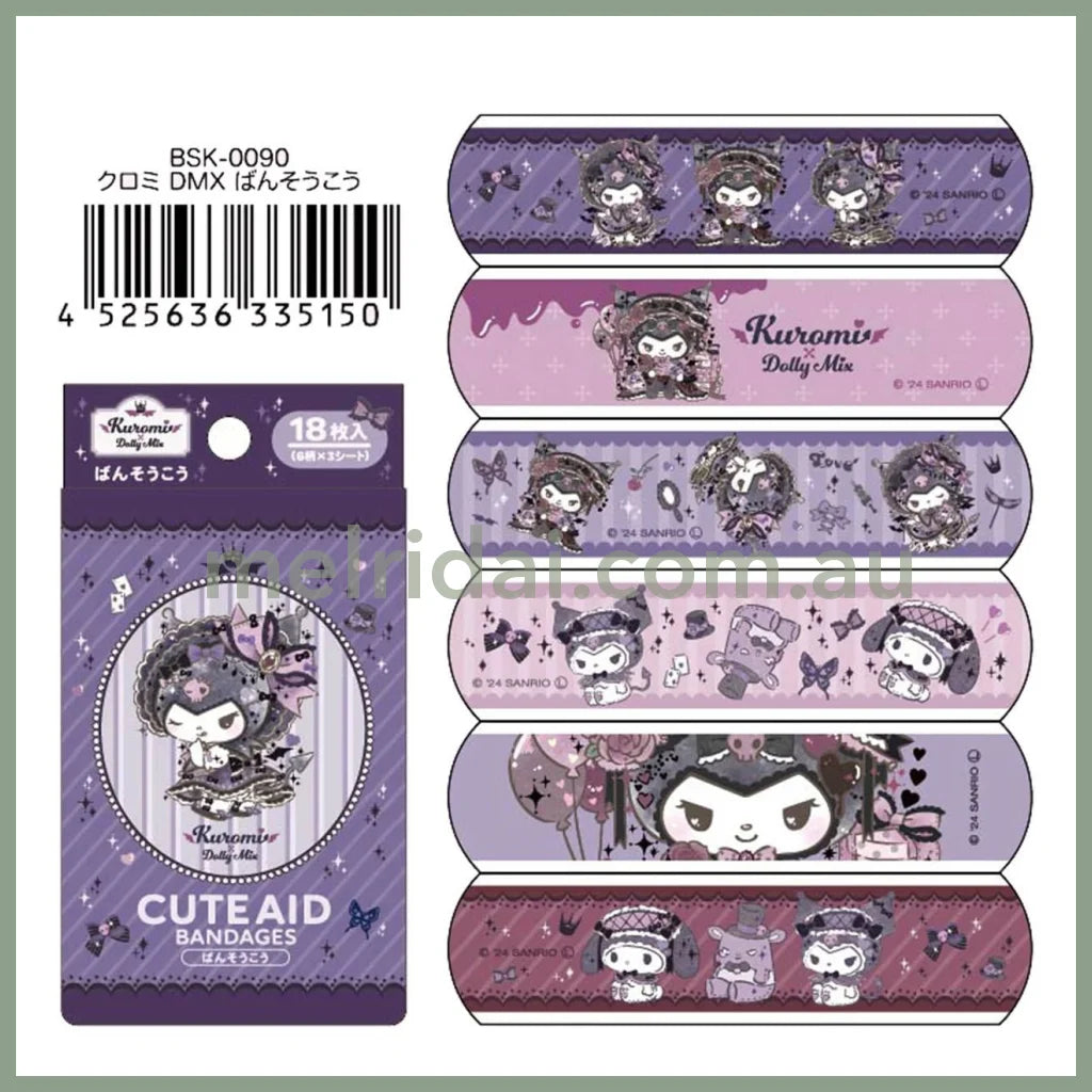 Sanrio | Band-Aid Bandages (Kuromi) 18Pieces