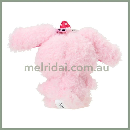 SANRIO | Bonbonribbon Plush Mini Mascot Holder with Heart Carabiner Bag Charm 6×4×10cm