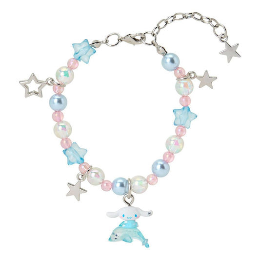 SANRIO | Cinnamoroll Beaded Bracelet 106x73x18mm (Shiny Dolphin)