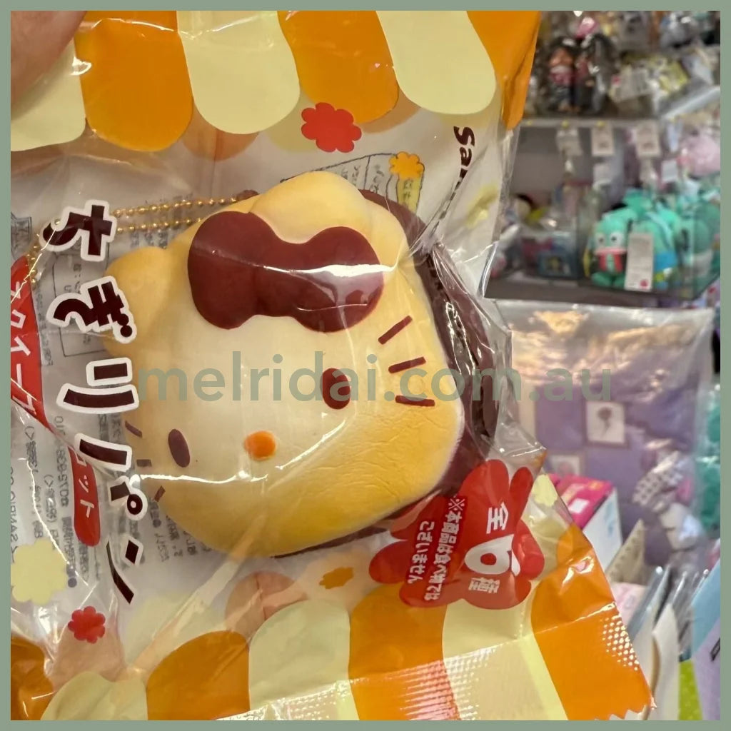SANRIO | Bread Squeeze Mascot Keychain Squishy 135 × 60 × 120mm Hello Kitty