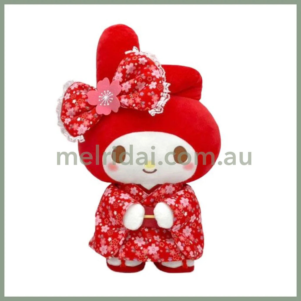 SANRIO | Butterfly Kimono Plush Toy M 36×27×15cm (My Melody)