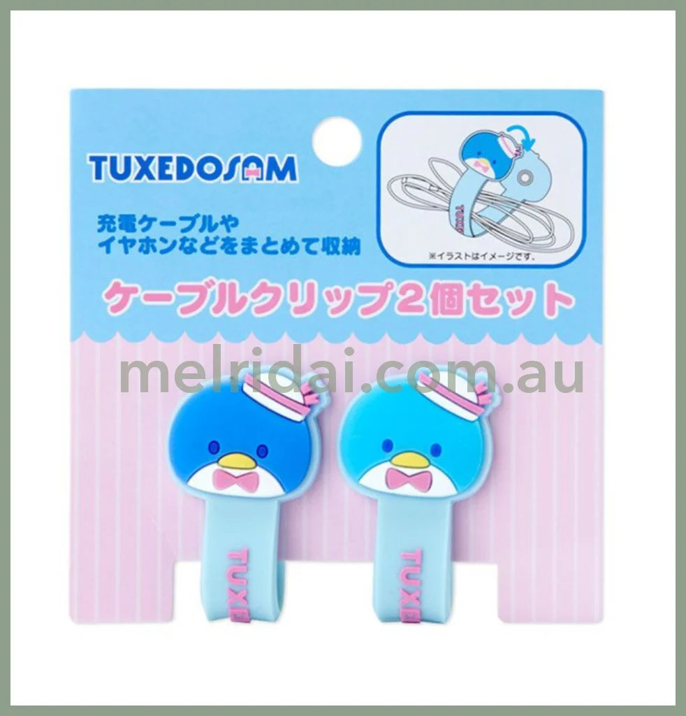 Sanriocable Holder Wire Organizer Clip Set Of 2 Tuxedosam