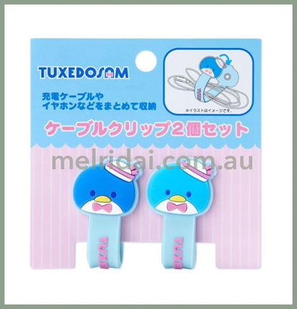 Sanriocable Holder Wire Organizer Clip Set Of 2 Tuxedosam