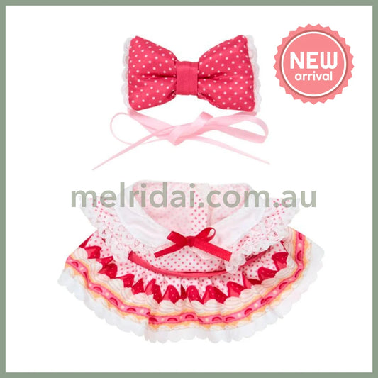 SANRIO | Cake-like Dress & Red Ribbon Dress-up Clothes S 140×10×70mm (Pitatto Friends)