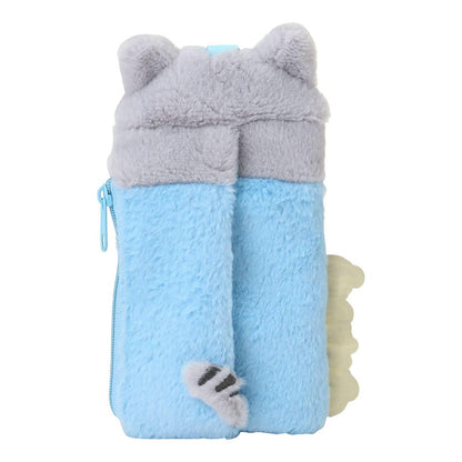 SANRIO | American Shorthair Fluffy Card Holder & Tissue Pouch Keychain 9.2×6.6cm (Always Together My Pet)