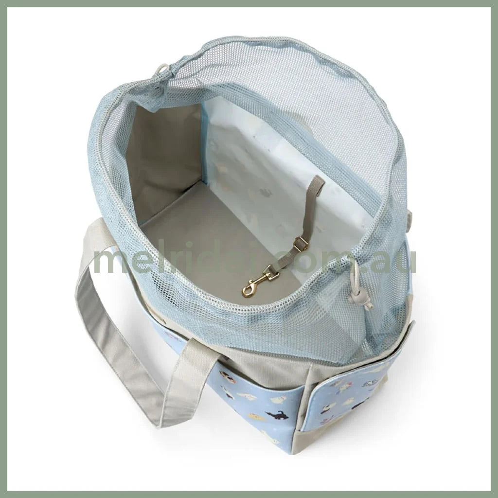 SANRIO | Cat Carrier Bag Travel - Friendly Tote Bag 44 x 18 x 28cm (Always Together My Pet)