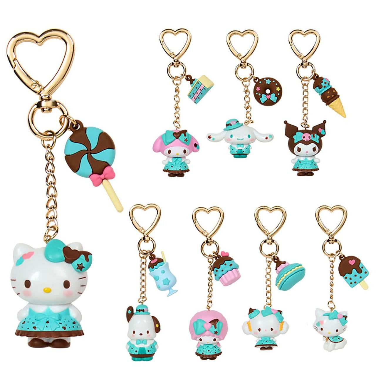SANRIO | Secret Mascot Charm Blind Box 5.6 x 5.6 x 4.1cm (Choco Mint Series)