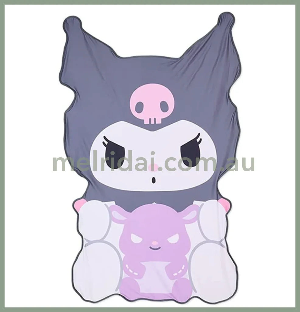 Sanrio | Sanrio Character Shaped Blanket Approx.150Cm*100Cm Kuromi