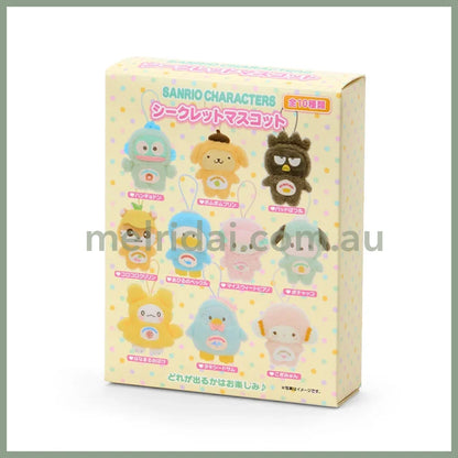 SANRIO | Sanrio Characters Secret Plush Keychain Blind Box 125 x 98 x 31mm (My Deco Bag)(Order 10 For Complete Box)